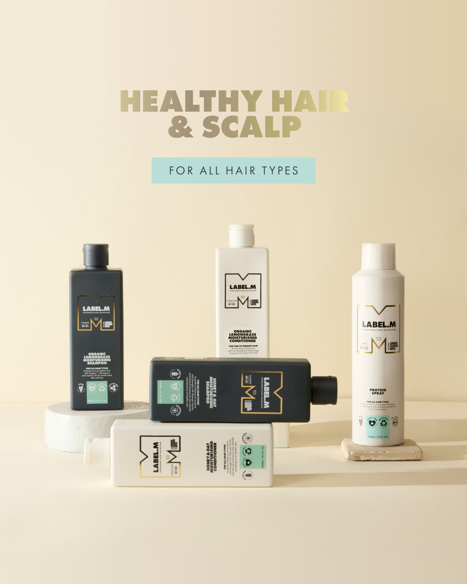 HEALTHY EVERYDAY HAIR LABEL M HAIRCARE IN BROADWAY