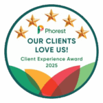 Phorest our clients love us logo